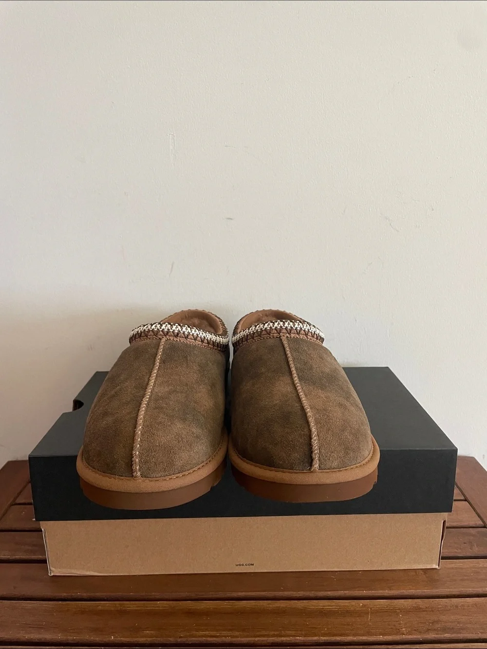 UGG Tasman Baxter Slippers Chestnut USA Men Size 8/UK 7/EU 41